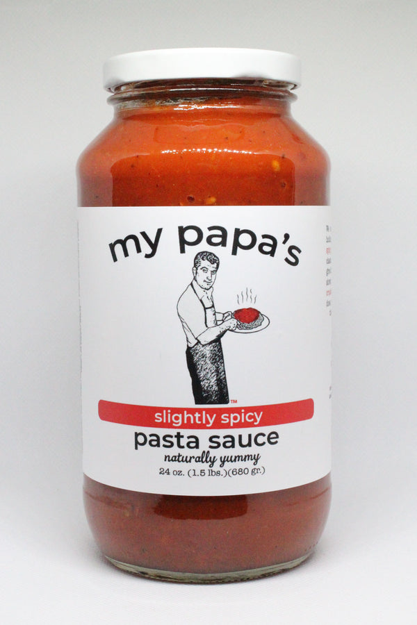 my papa's homemade slightly spicy pasta sauce (24oz)